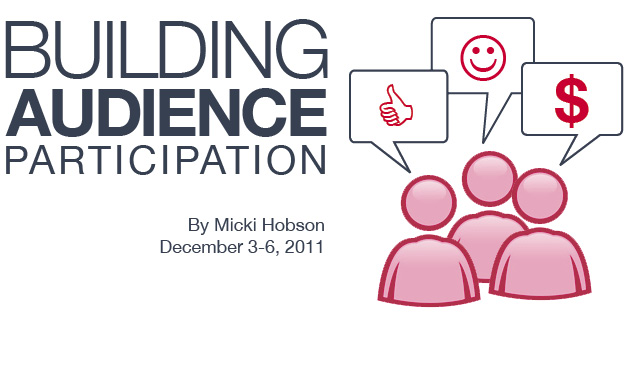 Building Audience Participation with Micki Hobson