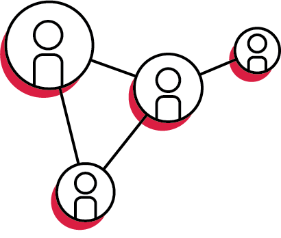 illustration of networking